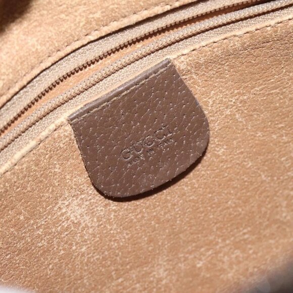 GUCCI GG Supreme Shoulder Bag PVC Beige Gold 007 115 6423 Auth BA3357 - Picture 11 of 16